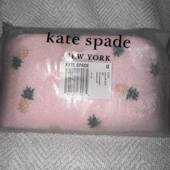 Kate Spade Pink Pineapple Tote, Wallet, and Make-Up Case Set - Picture 7 of 14